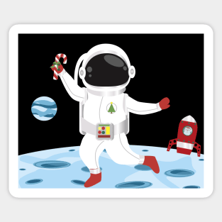 Christmas in Space Sticker